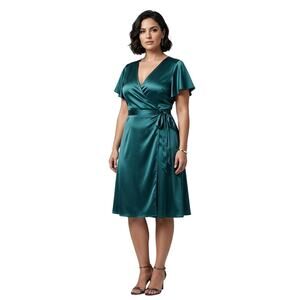SHEIN | Dresses | Shein Emerald Green Bridesmaid Dress Size Small | Poshmark